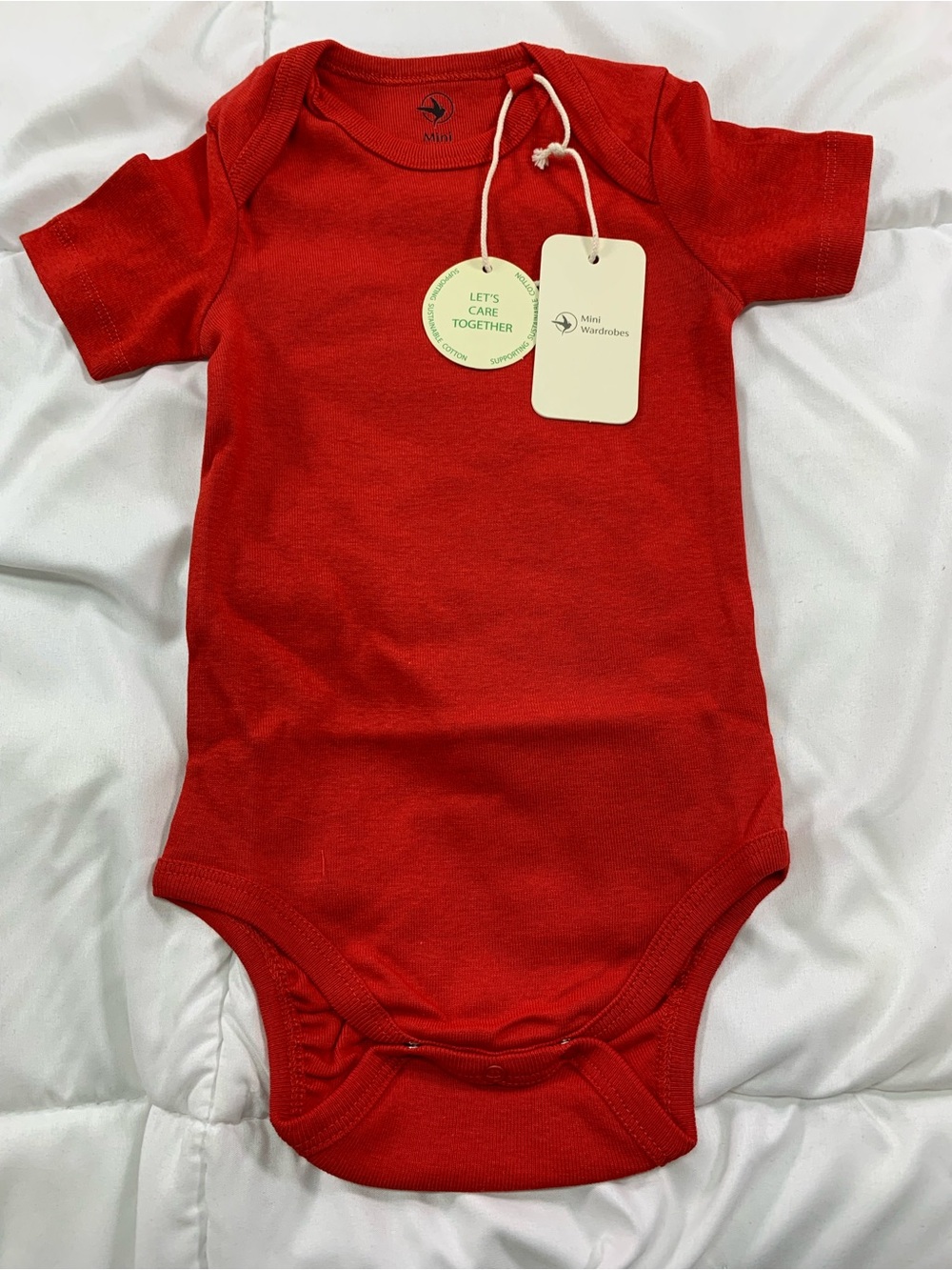 New mini wardrobes bodysuit size 12-18M